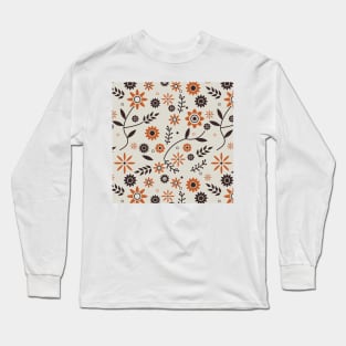 seamless floral pattern Long Sleeve T-Shirt